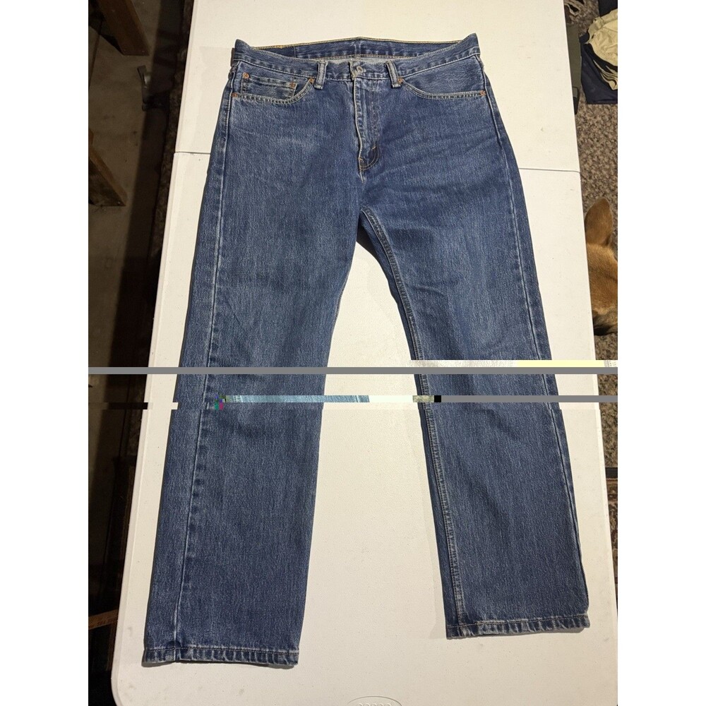 Levi's 505 Straight Fit Men's Jeans Red Tab Classic Style Medium Wash 36 x 30